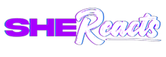 She Reacts logo
